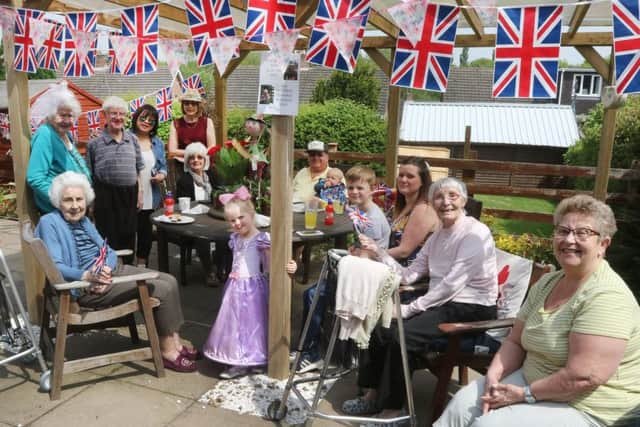 Royal wedding barbeque at the Ladywood Care Home
