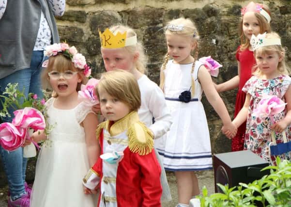 Wirksworth pre-school celebrates the royal wedding.