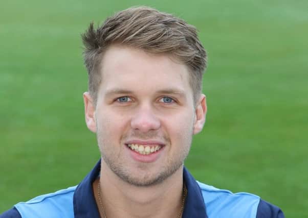 All-rounder Matt Critchley, who says Derbyshire are reacting well now when the pressure is on. (PHOTO BY: Jason Chadwick)