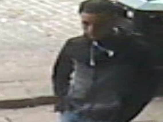Call police on 101 if you recognise this man.