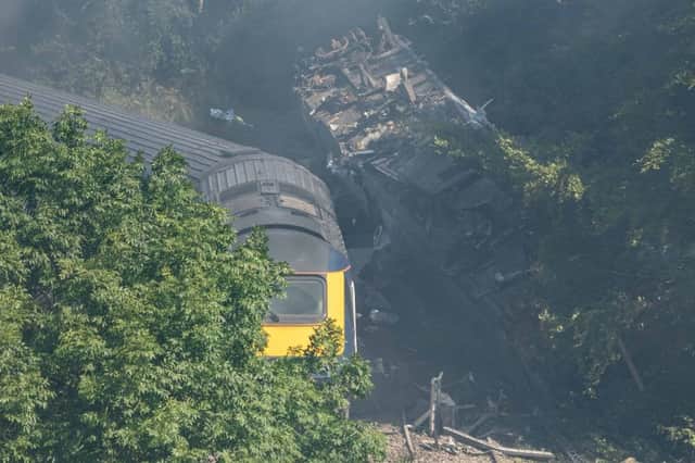 The train derailed just outside of Stonehaven (Getty Images)